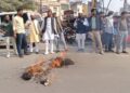 मुजफ्फरनगर में दिल्ली आतंकी घटना के विरोध में मुस्लिम समाज ने आतंकवाद का फूंका पुतला
